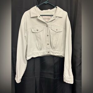 Christian Siriano Beige Collaboration Jacket